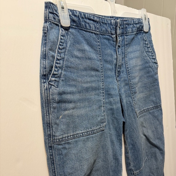 Talbots women’s linen crop straight leg jean size 6p - Picture 6 of 14